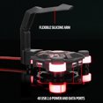 thumbnail image 4 of ENHANCE Mouse Bungee Cord Holder with Red LED Lighting and Active USB Hub Boost Accuracy By Eliminating Cable Drag for Dota 2 , League of Legends , World of Warcraft: Legion , Battlefield 1, 4 of 9