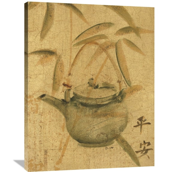 Global Gallery Cheri Blum 'Asian Teapot I' Canvas Wall Art