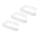 thumbnail image 1 of 3x Portarrollos Higiénico , Soporte Higiénico Acrílico Soporte de Pared, Colgador de Tejido para , Inodoro, Ligero Y Gloria Portarrollos de papel higiénico blanco, 1 of 9