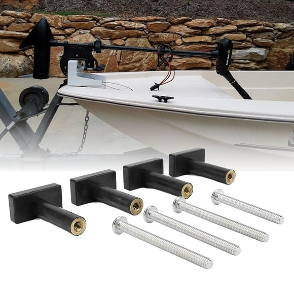 Trolling Motor Isolator Kit, Mushroom Shape Trolling Motor Rubber Isolator MGA015PB6 Reduce Vibration for Boats