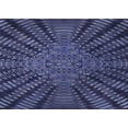 thumbnail image 1 of Ahgly Company Tapis d'Intérieur Lavables en Machine, Rectangle Transitionnel Bleu Ardoise, 5' x 7', 1 of 7