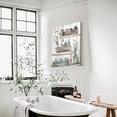 thumbnail image 5 of Bathroom Decor Canvas Wall Art Rustic Bathroom Sign Please Seat Yourself Print Paintings Earl Grey Bathroom Pictures Modern Home Artwork Decor For Bathroom Framed Ready To Hang 12x16 Inch, 5 of 6