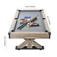 thumbnail image 5 of KFFKFF 7ft Billiards Table Combo Set 3-in-1 Multi Game Pool Table Full Accessory, 5 of 9
