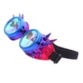 thumbnail image 4 of Gafas de Caleidoscopio Hugo Steampunk Lentes de Cristal Azul, 4 of 8