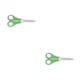thumbnail image 2 of Kearding Tijeras para el aula con escala, bricolaje, hecho a mano, medición precisa, mango suave, tijeras multifuncionales para manualidades, Verde 2Conjunto, 2 of 6