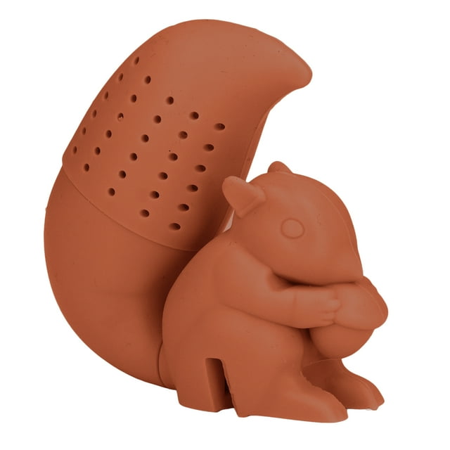 Filtre à Thé Filtre à Thé en Forme d'Écureuil Silicone Lavable pour le Café Domestique