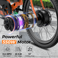 thumbnail image 3 of Ancheer 24" Folding Electric Tricycle,Peak 500W 3-Wheel Electric Bike For Adults,48V/499Wh Removable Battery UL2849 Certified,15.5Mph Step-Thru E-trike,Cargo Motorized Tricycle, 3 of 13