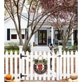 thumbnail image 4 of Eveokoki Door Sign Wood Decor - Welcome To Our CoopWall Decor - Wooden Door Hangers Wreath with Bow for Home Decorations Indoor Party Supplies, 4 of 5