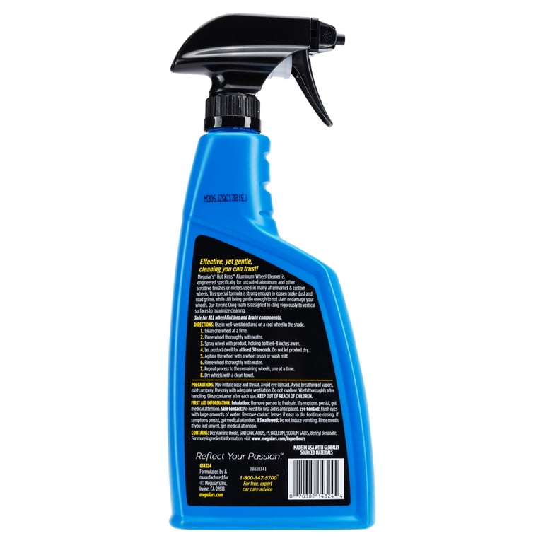Meguiar's, Aluminum Wheel Cleaner, 24 fl oz, Safe on Uncoated