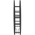 thumbnail image 3 of 60cm/23.6" Round Wine Hanging Display Rack, Wall Mounted Wine Rack, Wall Mounted Circular Display Shelf, with Glass Holder Floating Red Wine Bottle Organizer (Black, 80cm), 3 of 8