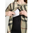 thumbnail image 4 of Tartan Plaid Maternity Nursing Knit Tunic, 4 of 4