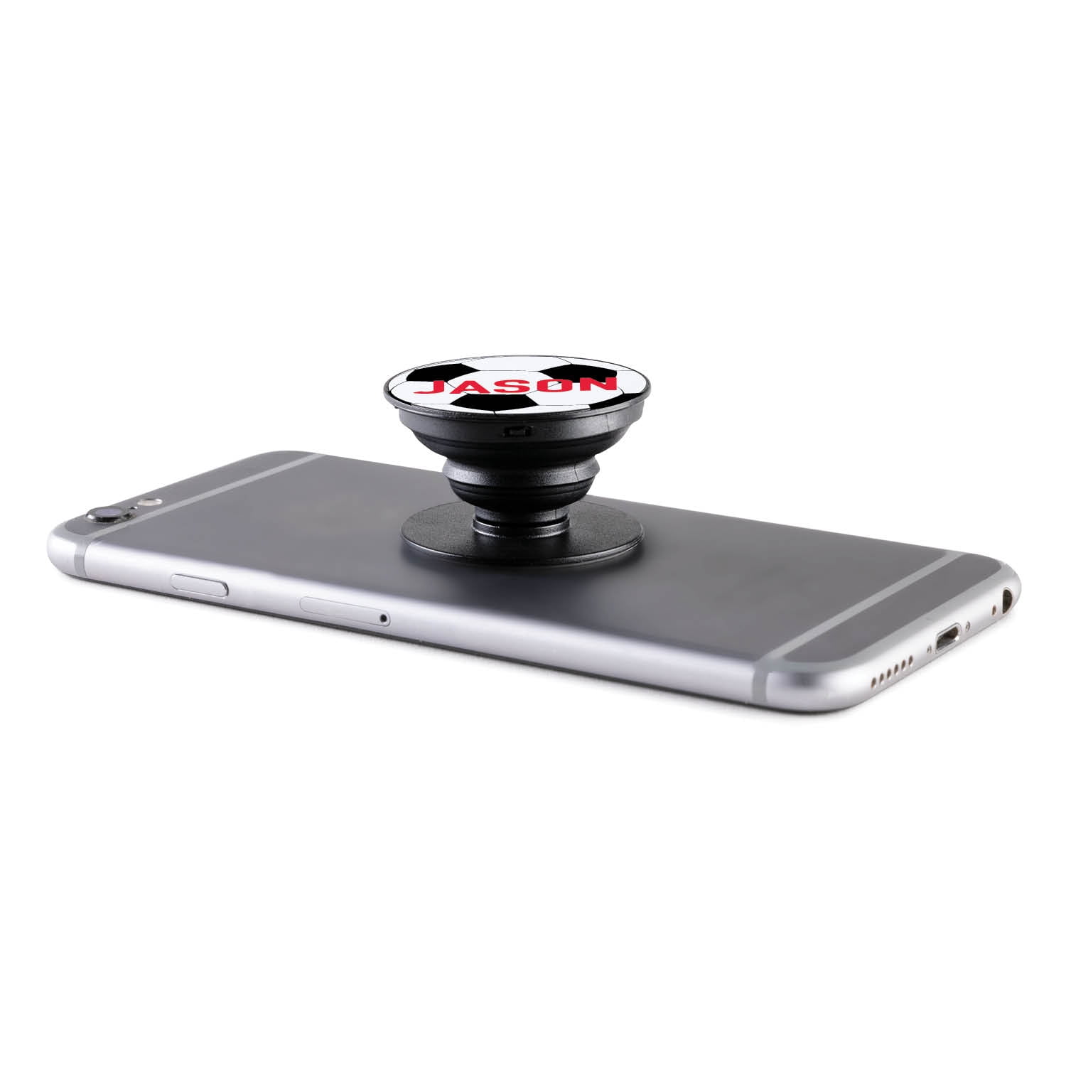Soccer Ball Personalized Cell Phone Grip