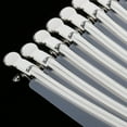 thumbnail image 3 of 12 Pcs de Pinces à Compartiments Pince à Cheveux Coiffeur Pince à Cheveux Aluminium Professionnel. Pinces à Cheveux - S, 3 of 8