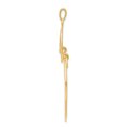 thumbnail image 2 of 10k Yellow Gold Small Heart Necklace Charm Pendant Holder, 2 of 7