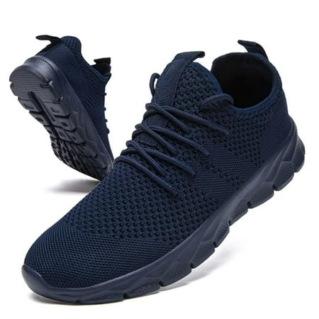 Htcenly Mens Sneakers Running Shoes Casual Walking Shoes Athletic Sport Lightweight Breathable Mesh Comfortable Sole