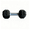 Black, variant on BESTSKY Mini Dumbbells Rubber Hex Chrome Handle, Anti-Roll, Anti-Slip, 5 Lb, Set of 2