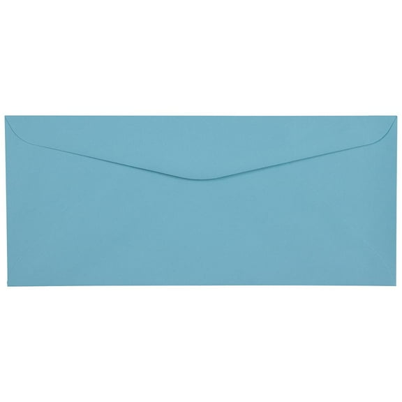 JAM Paper No. 10 Envelopes, 4 1/8 x 9 1/2, Baby Blue, 1000/Carton