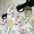 thumbnail image 3 of Ambesonne Floral Grommet Curtain, Rose Petals Sakura Lily, 50" x 72", Fern Green Pale Pink, 3 of 6