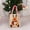 30#C, variant on Linen Christmas Gift Bags Set, Reusable Eco-Friendly Holiday Candy Handbag with Festive Print, Small Present Pouch for Christmas Eve Stocking and Party Favors
