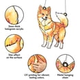 thumbnail image 3 of 89Bloom Finnish Spitz Stained Glass Hologram Ornament, Dog Stained Glass Suncatcher Ornaments Home Decor, Dog Holographic Ornaments, 3 of 4