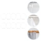 thumbnail image 4 of 10 piezas de anillos de cortina de ducha transparentes, ganchos para colgar cortinas de baño, 4 of 5