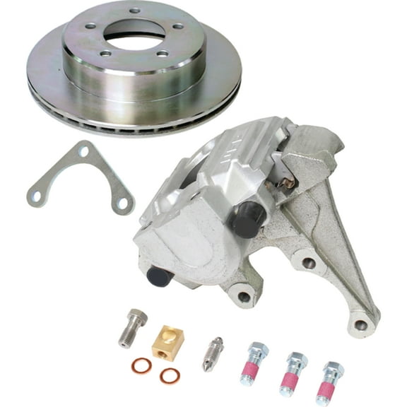 UFP K71-811-00 Stainless Ventilated Rotor With Aluminum Caliper Kit - 3750# Rating