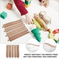 thumbnail image 3 of OUNONA 1 Set Wooden Train Track for Creative Educational Assembly with Train Scene Ideal for Birthdays and Christmas Safe, 3 of 5