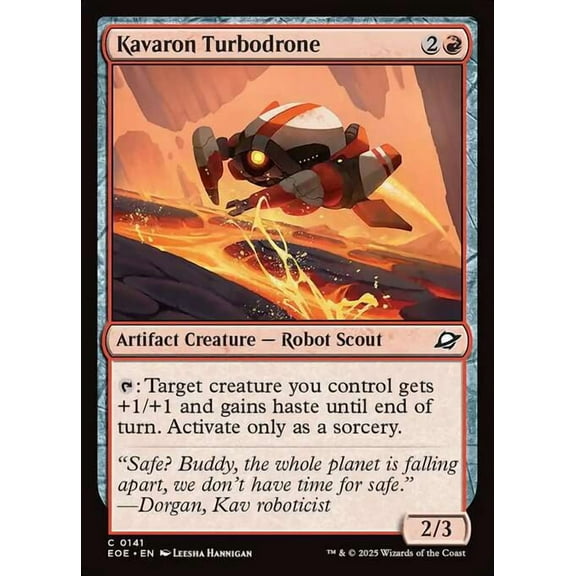 MtG Edge of Eternities Common Kavaron Turbodrone (FOIL) #141