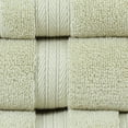 thumbnail image 5 of Home Weavers Elegance Essentials 550GSM 100% Cotton Zero Twist Super Absorbent Bath Towel (Set of 2) - 27"x54", Green, 5 of 5