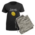 thumbnail image 5 of CafePress - Heads Or Tails? Pajamas - Women's Short Sleeve Print T-Shirt and Pants Dark Cotton Pajama Set, 5 of 7