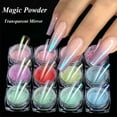 thumbnail image 4 of Magik Glitter Holographic Mirror Nail Art Powder Ultra-thin Aurora Mermaid Pigment, 4 of 7