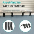 thumbnail image 5 of Kojem 3 Countertop Support Brackets Corbel Lot L Shelf 6"x8" Heavy Duty Black Steel, 5 of 13