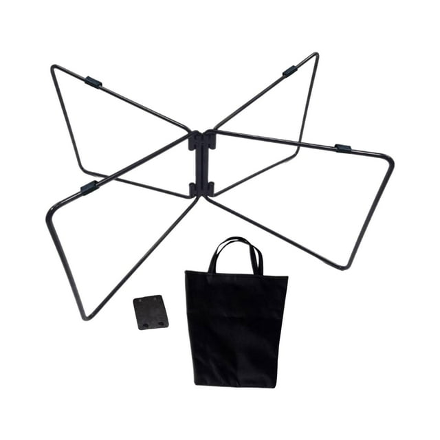 Accesorios para soporte plegable, refrigerador portátil, ligero y resistente. Negro