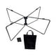 thumbnail image 1 of Soporte de enfriamiento plegable, portaequipajes, soporte plegable portátil, resistente y conveniente Negro, 1 of 8