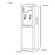 thumbnail image 2 of Dispensador de Agua de Carga Superior, dispensador de Agua de 2 temperaturas (frío) para Botella de 5 galones con función de Seguridad Resistente a los niños, Color Blanco, 2 of 5