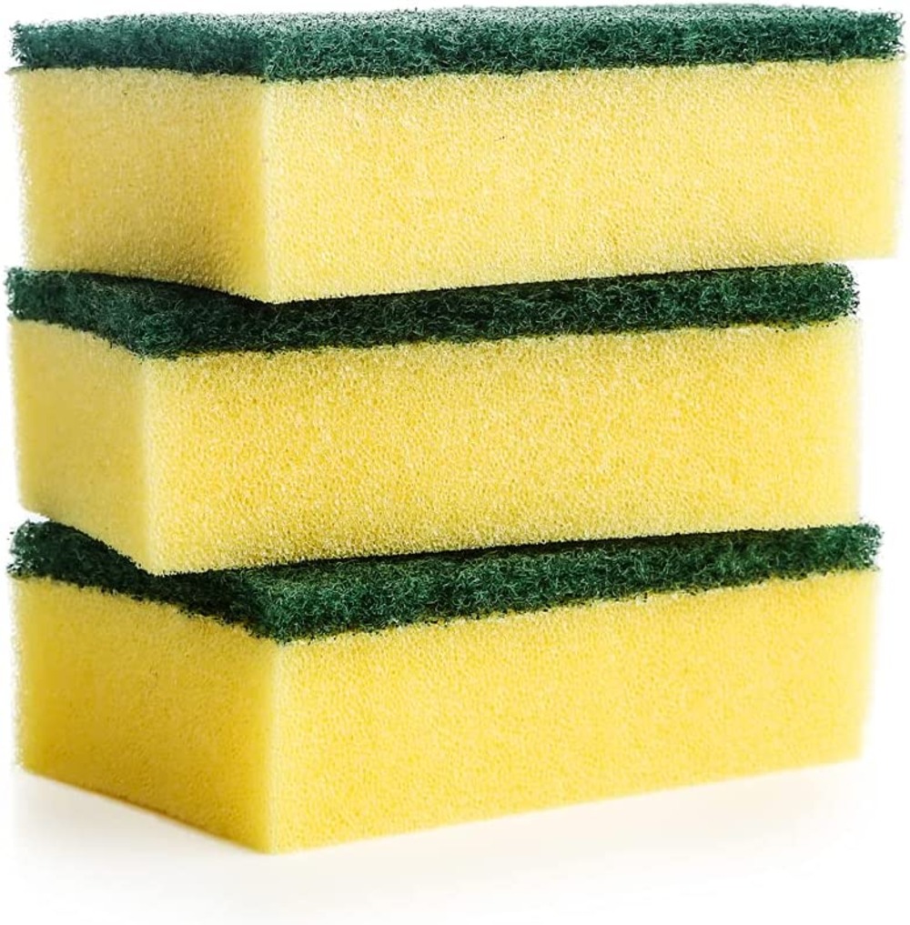 DecorRack Cleaning Scrub Sponges for Kitchen, Dishes, Bathroom