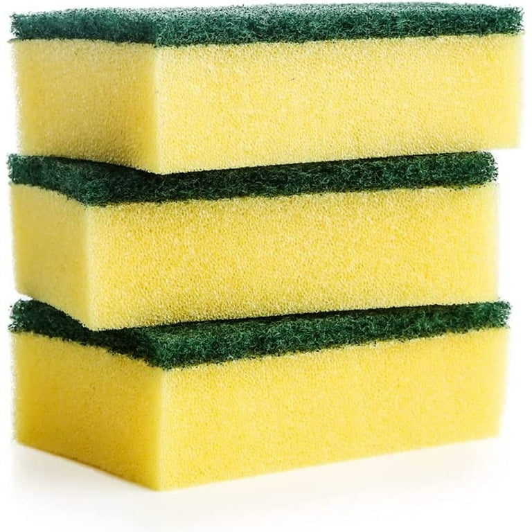 DecorRack Cleaning Scrub Sponges for Kitchen, Dishes, Bathroom