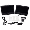 thumbnail image 3 of Reproductor de DVD portátil Proscan Elite con doble pantalla de 10.1" USB SD, 3 of 9