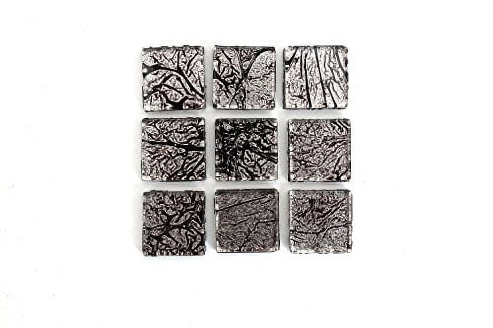 Milltown Merchants Charcoal Foil Mosaic Tile 3/4 Inch (1 lb)