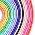 thumbnail image 1 of Flat Clay Beads Suitable for Jewelry Making Academy Disc Beads Rainbow Rubber Beads DIY Craft Bracelet, 1 of 5