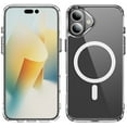 thumbnail image 2 of Nakedcellphone Transparent Series for Apple iPhone 16 Phone Case, Clear Acrylic - Compatible with MagSafe, 2 of 9
