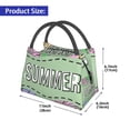 thumbnail image 2 of Disketp Summer Insulated Bags, Insulated Cooler Bag Totes for Lunch Beach Camping, 2 of 6