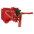 thumbnail image 1 of Jumpingount Boutonniere reutilizable Apariencia realista y Pin Fixture Broches Flores Accesorios Artificial Accesorios de disfraces Rojo, 1 of 6