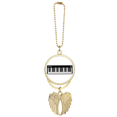 thumbnail image 1 of Electric Piano  Music Vitality Sounds Car Keychain Angel Wing Pendant, 1 of 4
