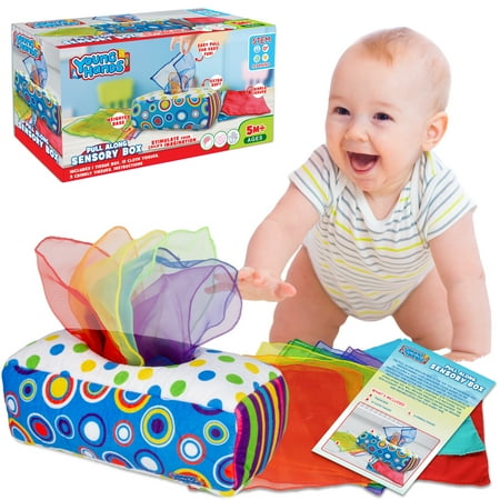 Creative Kids Sensory Pull Along Baby Tissue Box