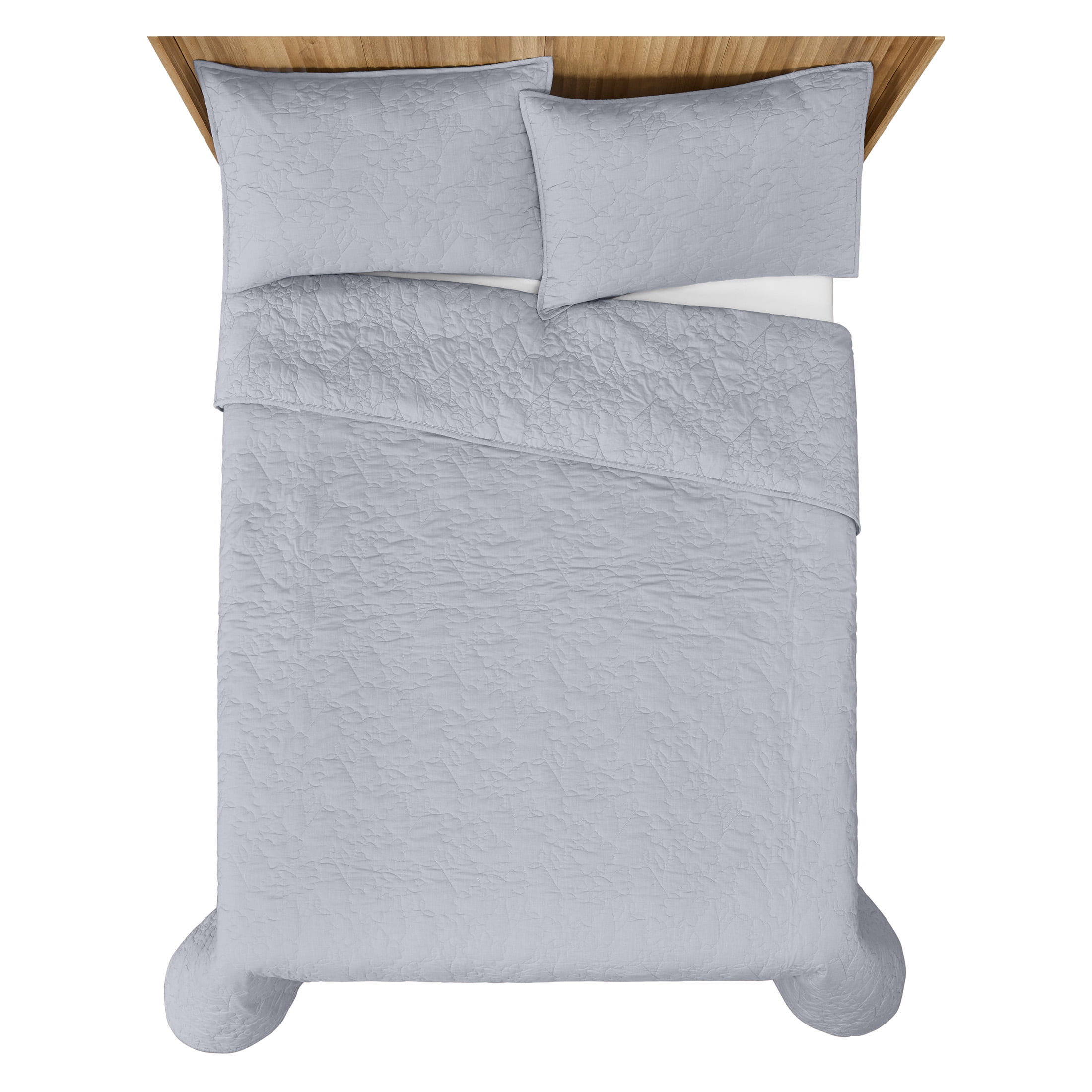 Beautiful The Bedding Collection By Drew Barrymore Velvet Slub Quilts, Full/Queen - Reversible