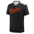 thumbnail image 2 of Men's Fanatics Black Baltimore Orioles Walk Off V-Neck T-Shirt, 2 of 3