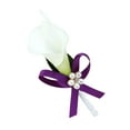 thumbnail image 1 of Ramilletes de boda de estilo europeo Yuyangstore Flores artificiales para El ojal del novio, 1 of 8