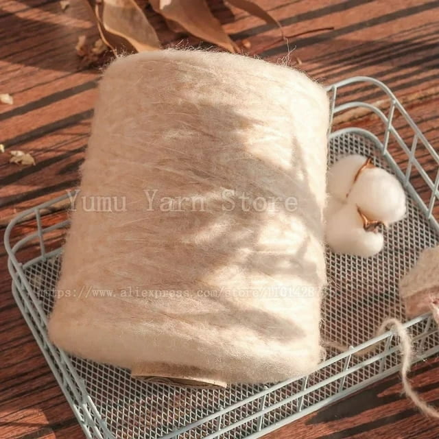 500G/PCS Super Soft Long Fluffy Hand Kninting Wool&Acrylic Mohair Yarns High Quality Threads For Crocheting DIY Scarf Sweater