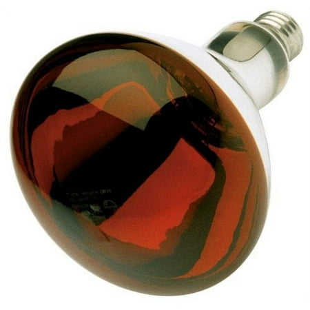 

Satco 250-Watt BR40 Incandescent Red Heat Lamp Light Bulb 12 Pack